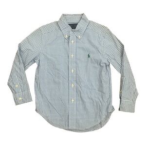 Ralph Lauren (4Y) Blue gingham Button down
